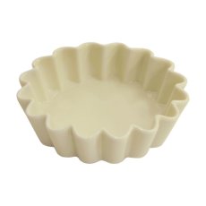 画像1: 【お取り寄せ】 6個組　陶器マドレーヌ型　クリーム(アイボリー)　9.8×H2.8cm　日本製 (1)