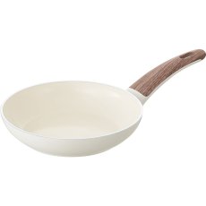 画像1: GREEN PAN　グリーンパン　ウッドビー　IH　フライパン　24cm　ホワイト　※ (1)