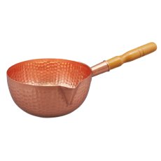 画像1: 銅打出ボーズ鍋 15cm (1)
