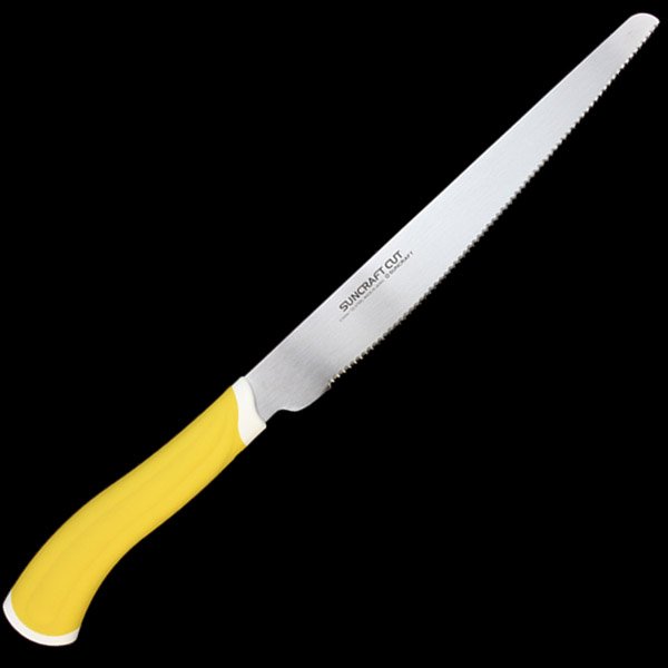 画像1: サンクラフト　パン切りナイフ　　　[ブレッドナイフ・パン用・包丁] (1)