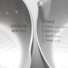 画像2: 日本製　雪平鍋並 18cm (2)