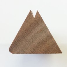 画像3: 日本製　三角棒　菊芯付（三角べら・和菓子道具） (3)