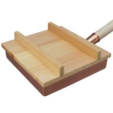 画像2: 日本製　玉子焼用木蓋　（のせ蓋） 18cm用 (2)