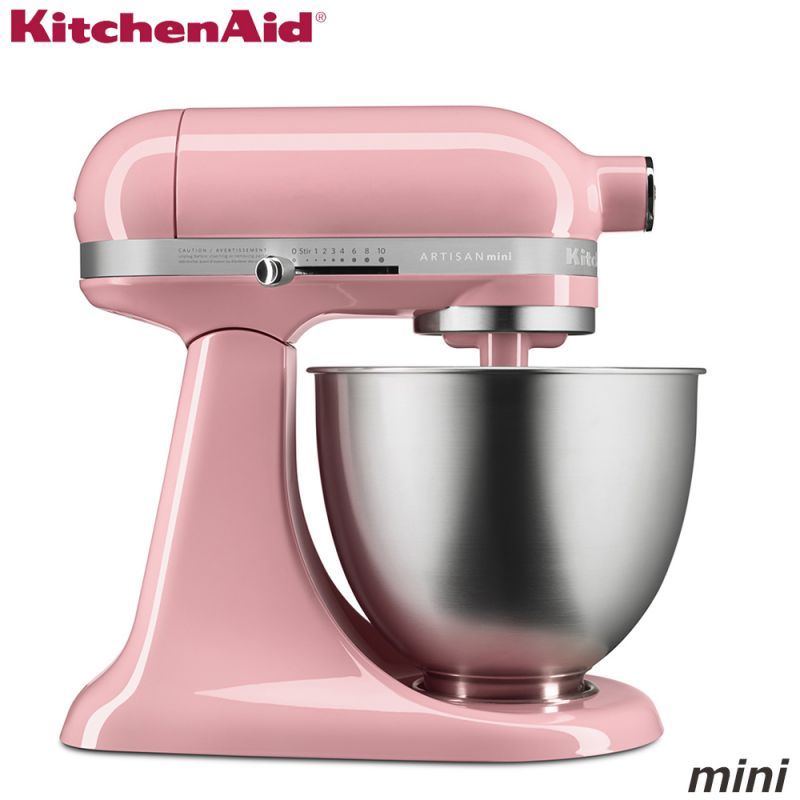 KitchenAid　キッチンエイド　ミニ　スタンドミキサー　3.3L　9KSM3311XGU　【ピンク】