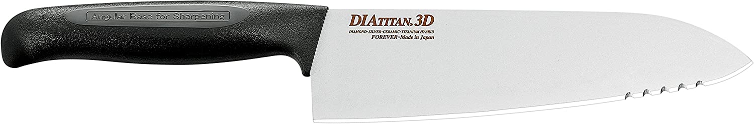 画像1: フォーエバー 日本製 ダイアチタン3D包丁 160mm 【アウトレット】 (1)