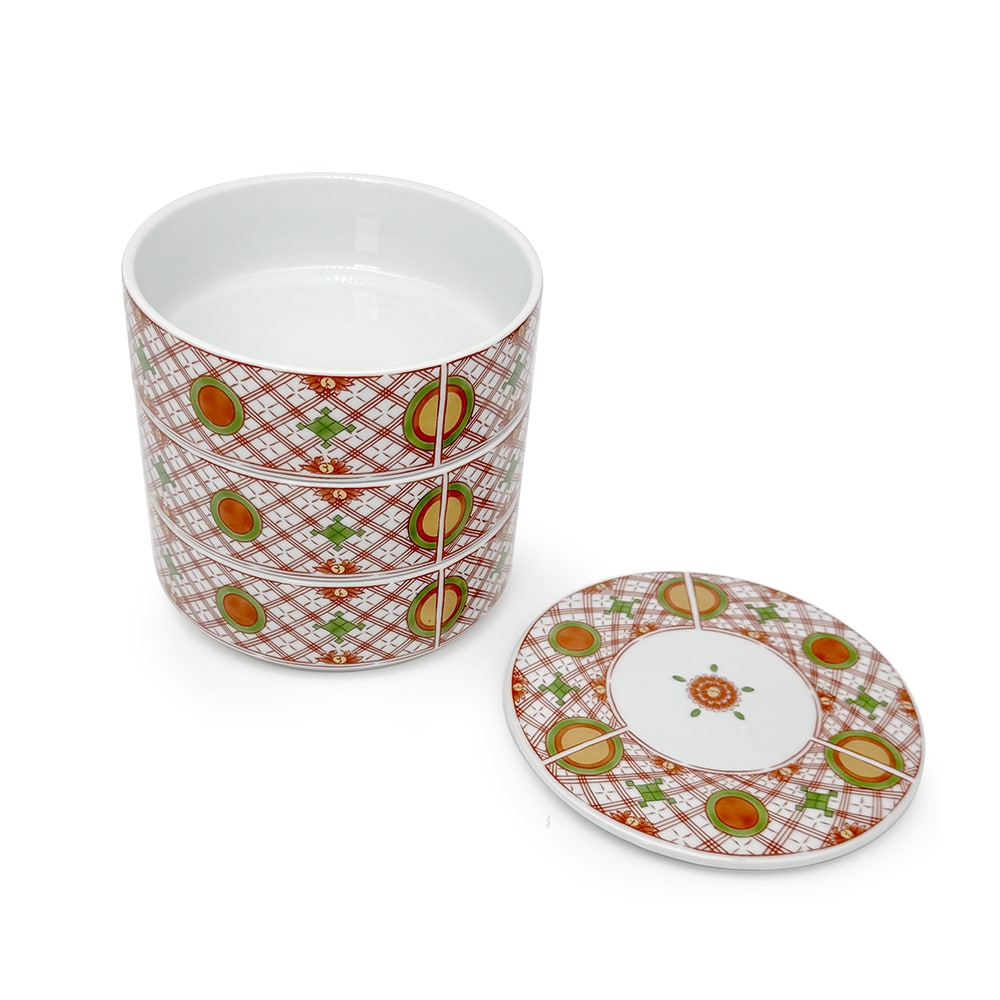 古伊万里　三段重 有田焼 錦古伊万里丸重【数量限定】3段(3段): 2025 WINTER SALE