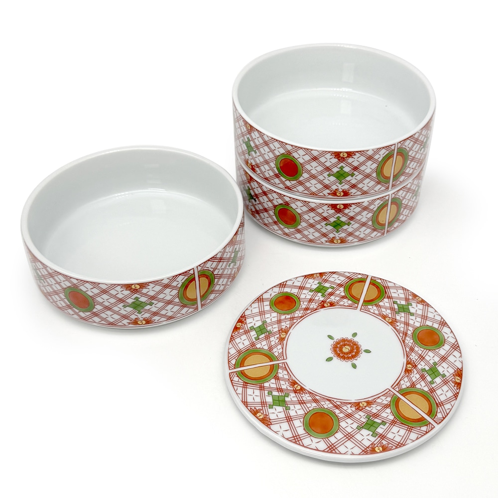 有田焼 錦古伊万里丸重【数量限定】3段(3段): 2025 WINTER SALE