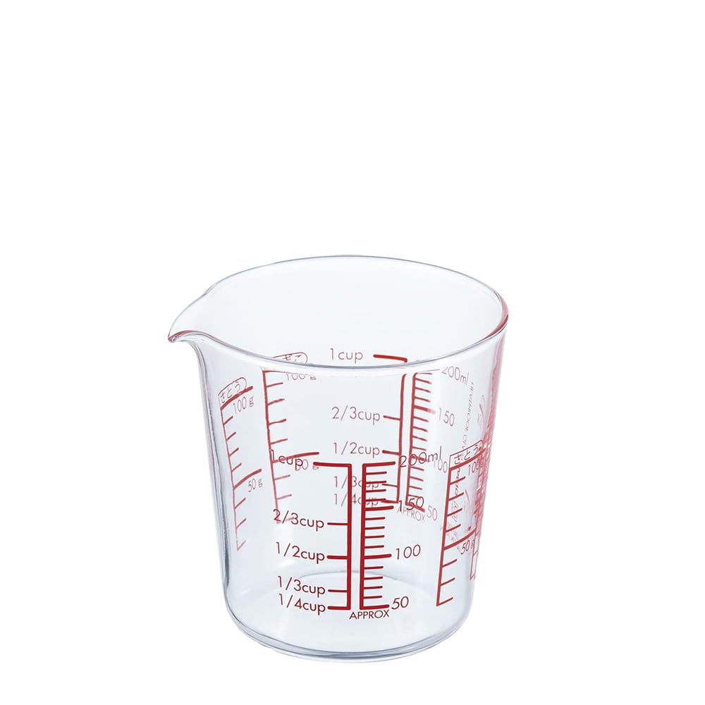 ハリオ 耐熱ガラスメジャーカップ 200ml