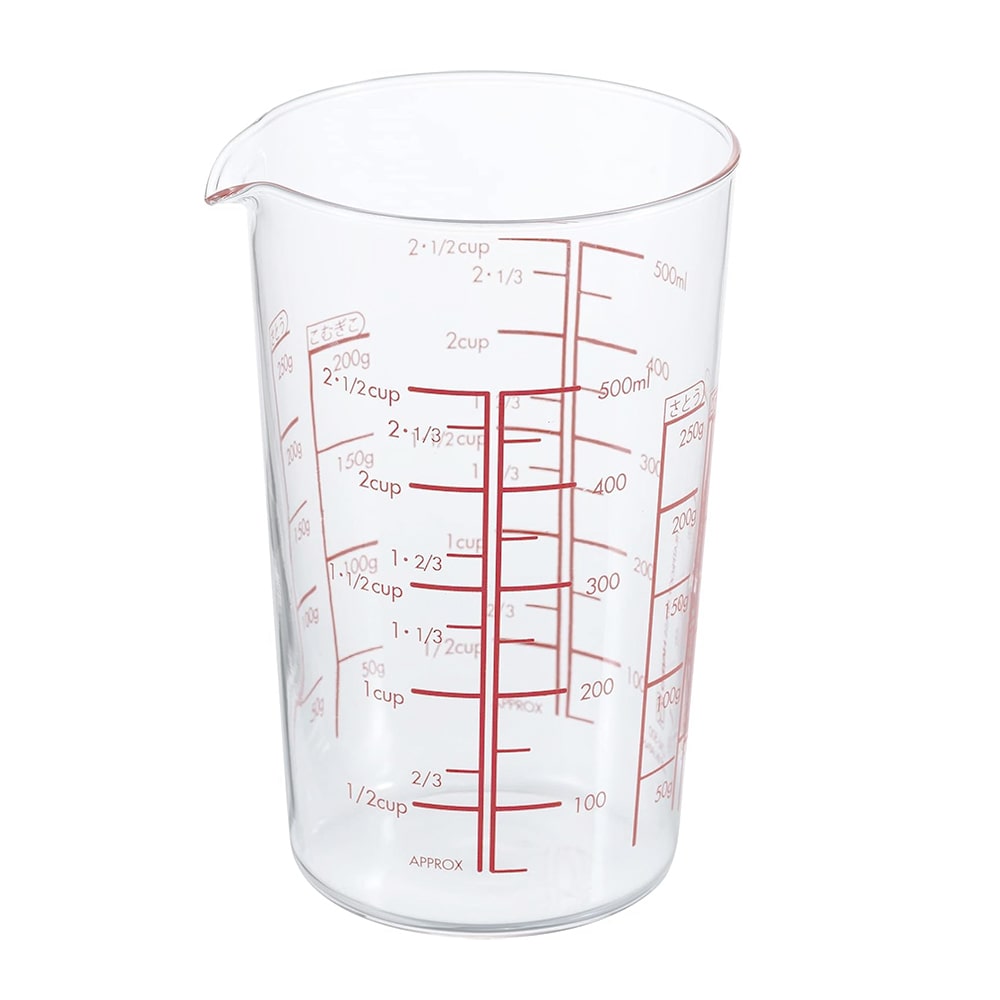 ハリオ 耐熱ガラスメジャーカップ 500ml