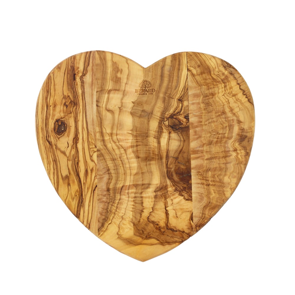 [アウトレット] BERARD オリーブカッティングボード　ハート 大【E】ベラール