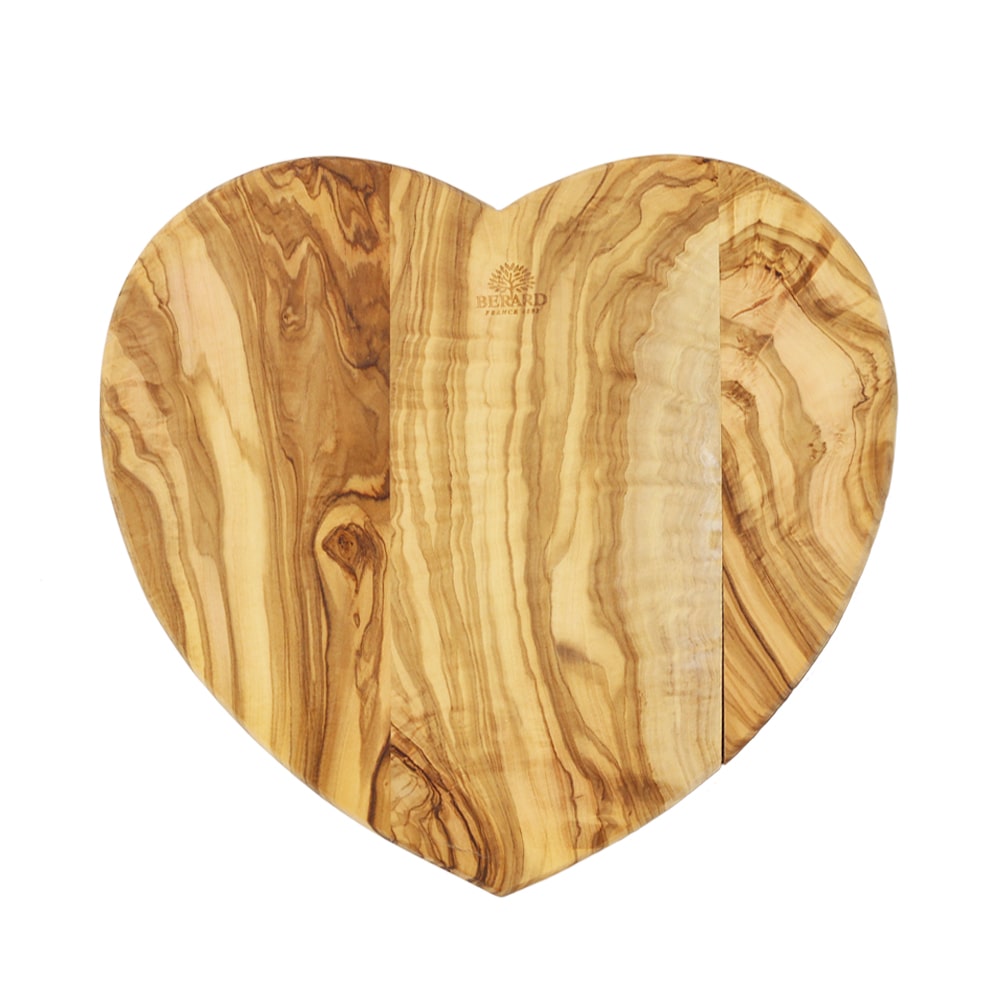  [アウトレット] BERARD オリーブカッティングボード　ハート 大【H】ベラール