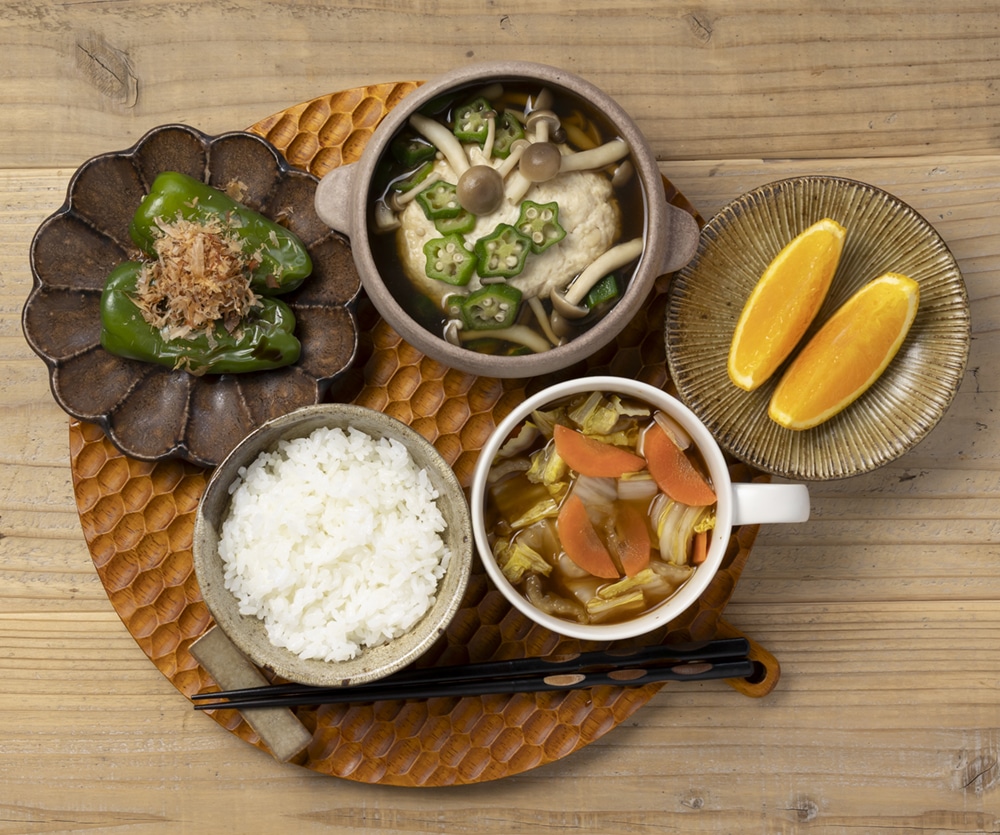 前田量子先生"ラクヤセ"食器セット　昼