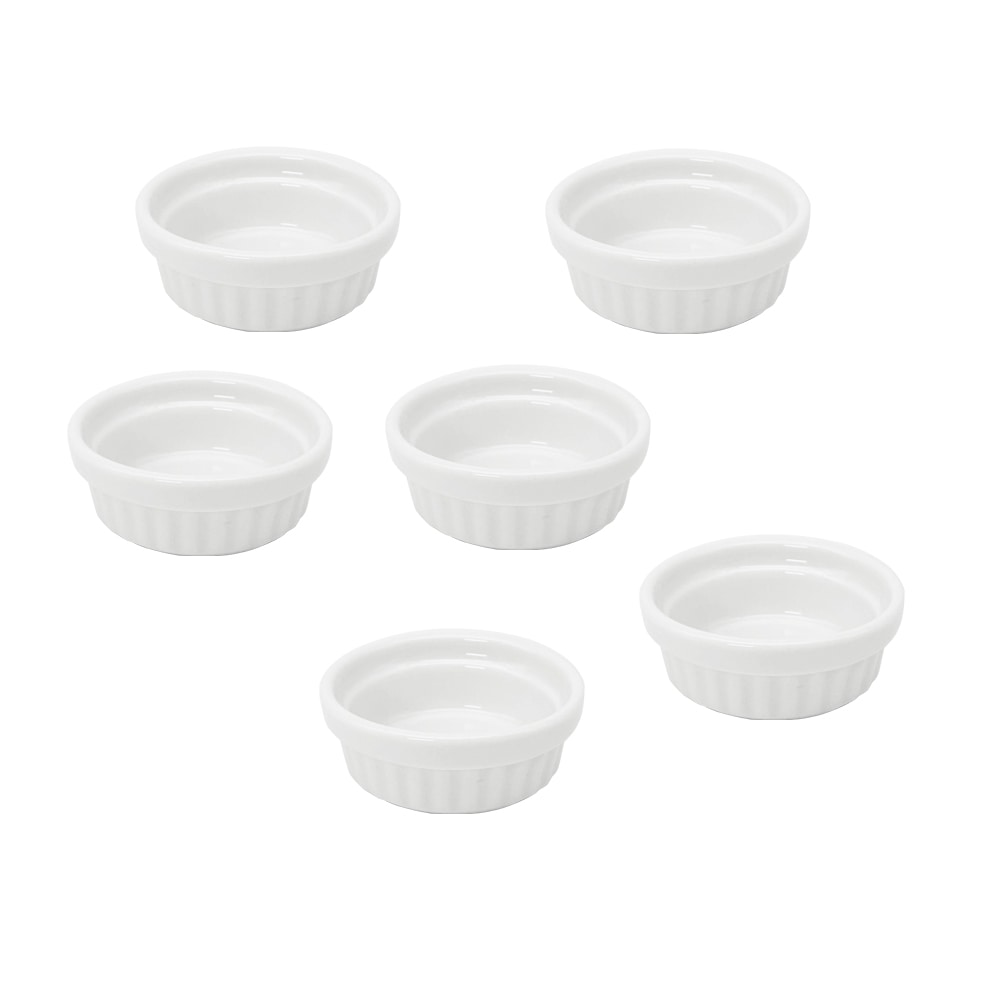 耐熱陶器　6cm　浅口スフレ　6個組　浅型スフレ