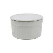 【5個組】蓋付 スフレ型 10cm ホワイト