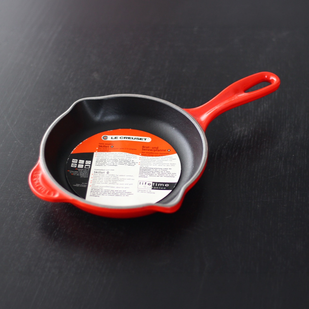 【展示品】LE CREUSET　ル・クルーゼ　スキレット 16cm　チェリーレッド　※
