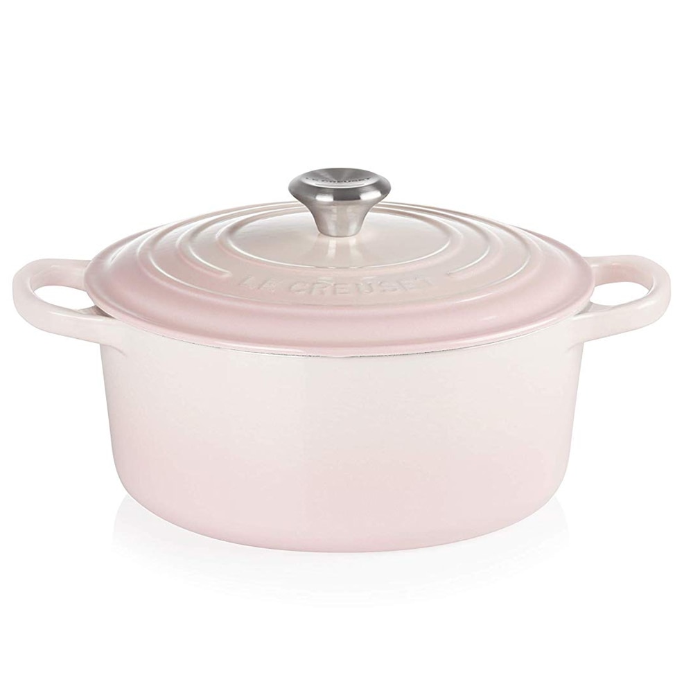 【箱難あり】LE CREUSET　ル・クルーゼ　ココットロンド　18cm　シェルピンク　※