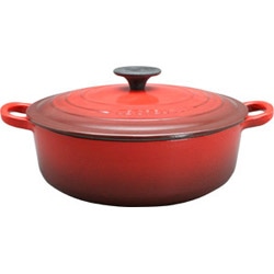 LE CREUSET ル・クルーゼ ココットジャポネーズ 24cm チェリーレッド ※ ▼