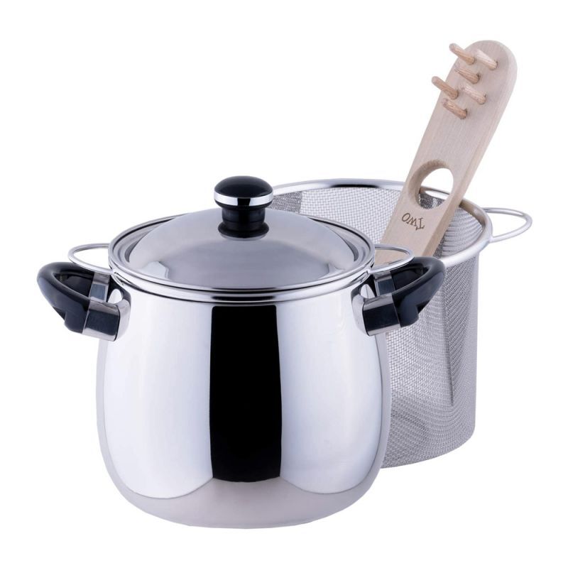 【販売終了】オブジェ　パスタポット　トング付8.6L