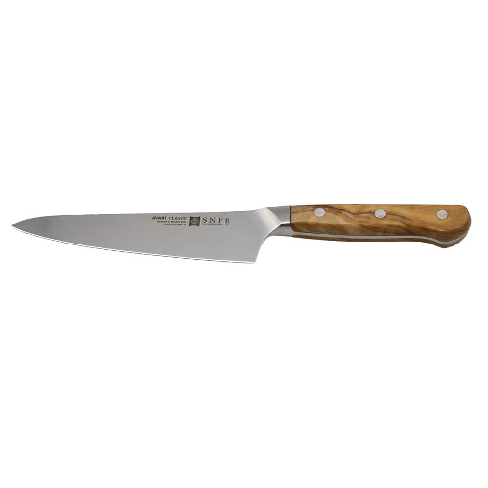 【アウトレット】プレップナイフ　14cm　オリーブ　SNF アヴァンクラシック