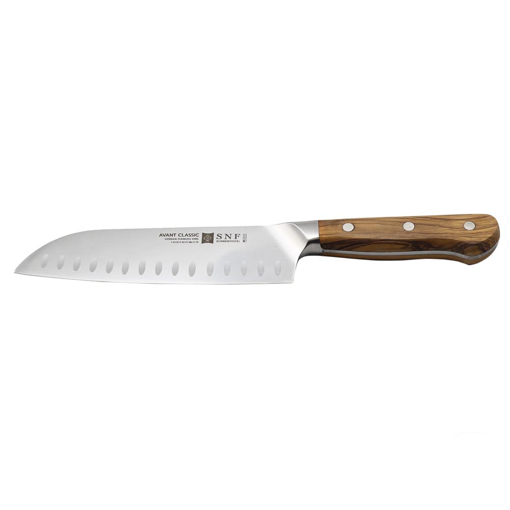 【アウトレット】三徳ナイフ　18cm　SNF アヴァンクラシック オリーブ　三徳包丁
