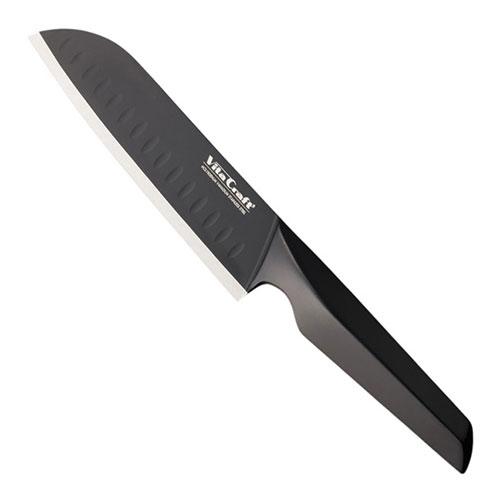 ビタクラフト　ソリッドナイフ ブラック　三徳ナイフ 180mm　三徳包丁