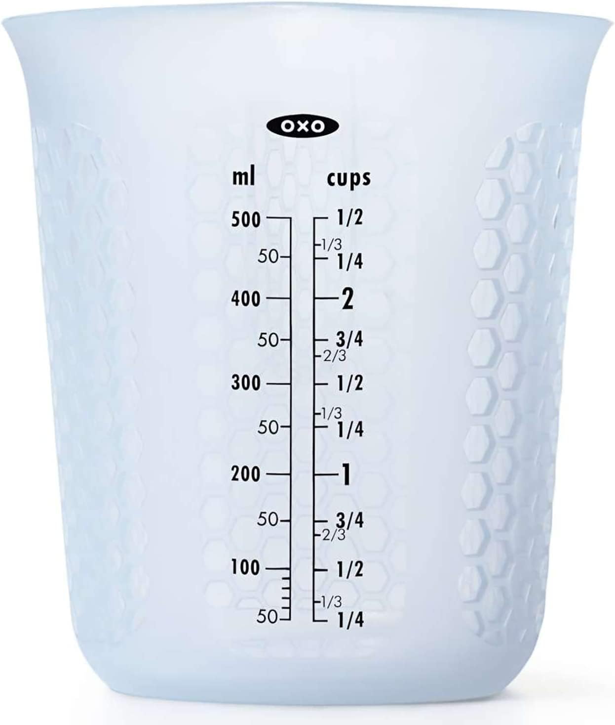 OXO オクソ　シリコンメジャーカップ　中　500cc　【在庫限り特別価格】