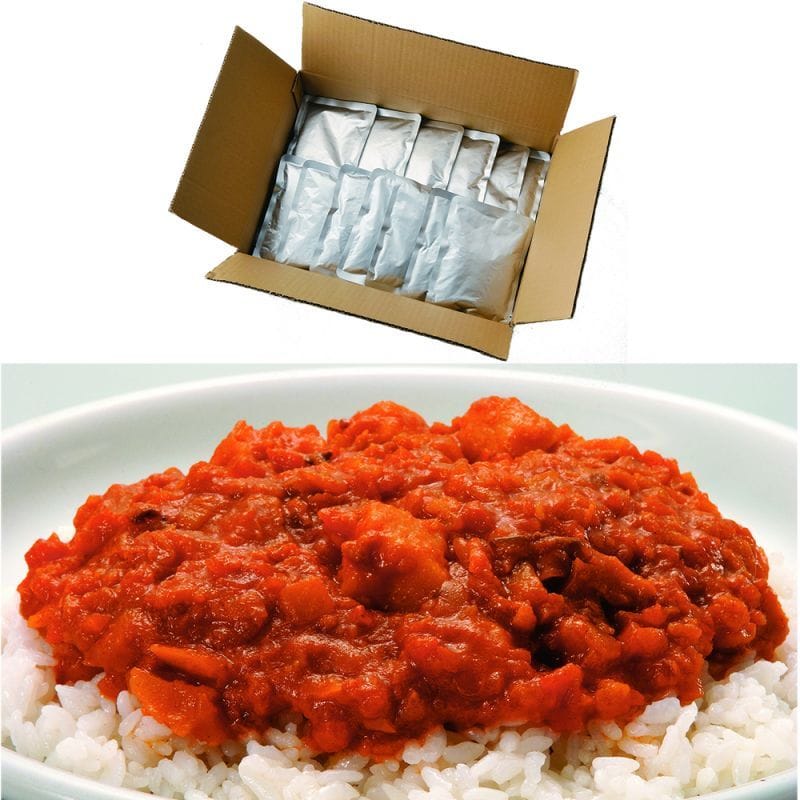 防災非常食アレルギー28品目不使用カレー 保存期間2年　170g×40パック