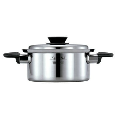 【在庫限り特価】スピーネ　両手深型鍋 24cm　　　▲