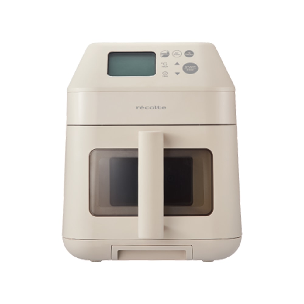 レコルト ハイスチームエアオーブン　クリームホワイト