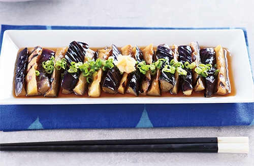 焼きなすの煮びたし　